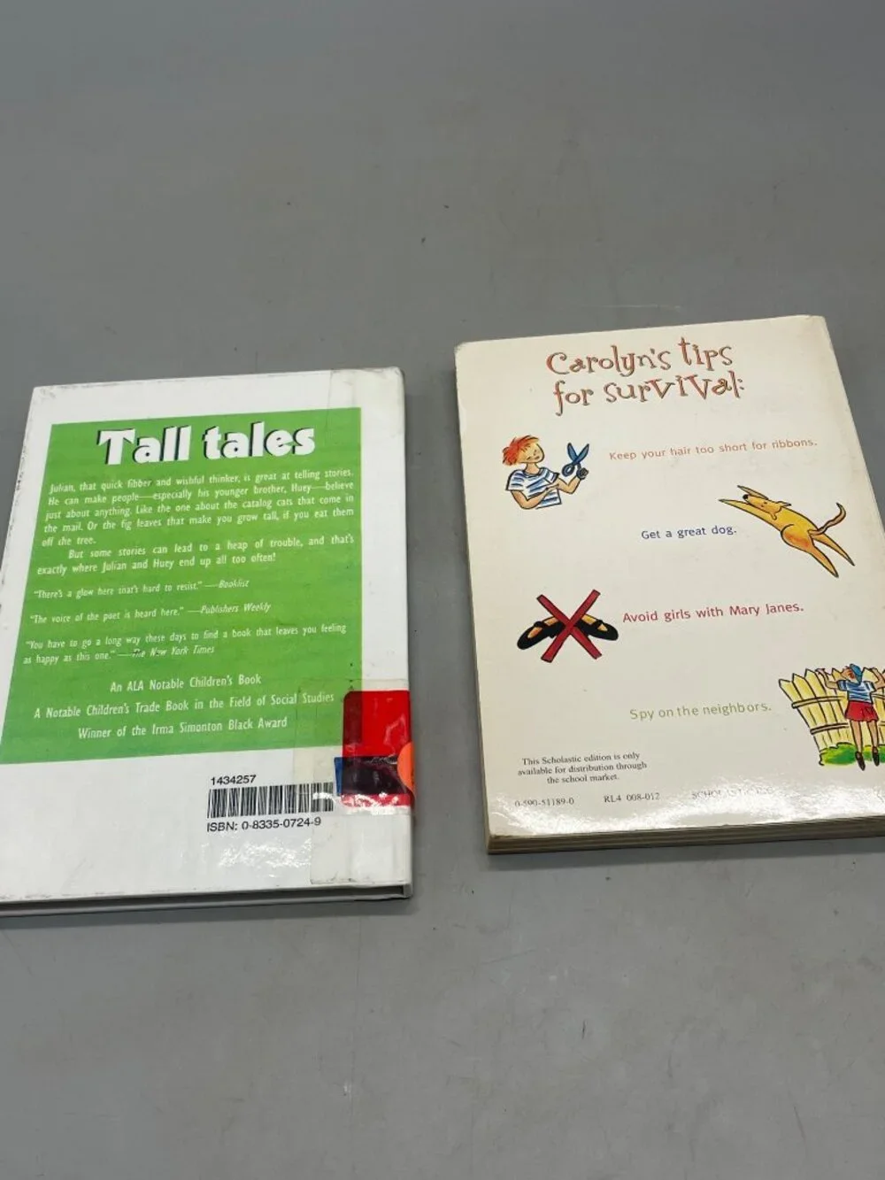 set of 2 children's chapter books bedtime story time random youth READ